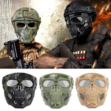 Laden Sie das Bild in den Galerie-Viewer, 💀Totenkopf Horror Helmmaske💀