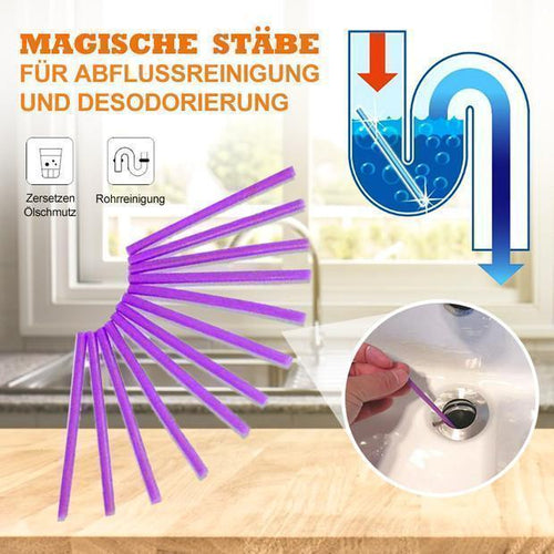 Magische Stäbe für Abflussreinigung und Desodorierung