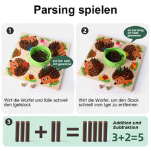 Laden Sie das Bild in den Galerie-Viewer, 🍎Pädagogisches sensorisches Igel-Stabspiel🦔
