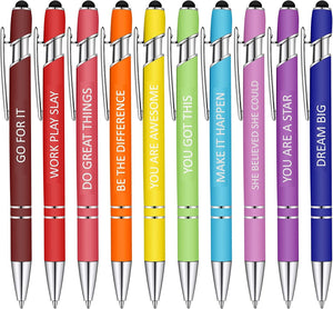 10 Stück lustiges Stift-Set(Schwarze Tinte)