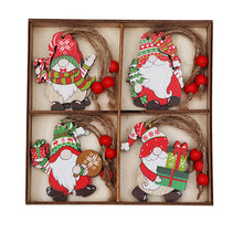 Laden Sie das Bild in den Galerie-Viewer, 🎉🎉Hölzernes Zwerg Weihnachtsschmuck Set