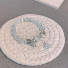 Laden Sie das Bild in den Galerie-Viewer, Imitation Katzenauge Kristall Schmetterling Armband
