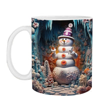 Laden Sie das Bild in den Galerie-Viewer, ☃️Weihnachtliche 3D-Tasse aus Keramik