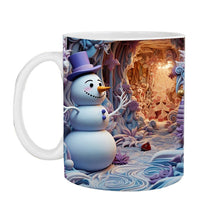 Laden Sie das Bild in den Galerie-Viewer, ☃️Weihnachtliche 3D-Tasse aus Keramik