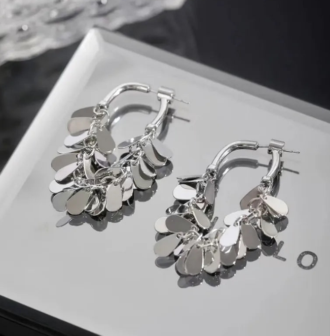 Pailletten Quaste Ohrringe